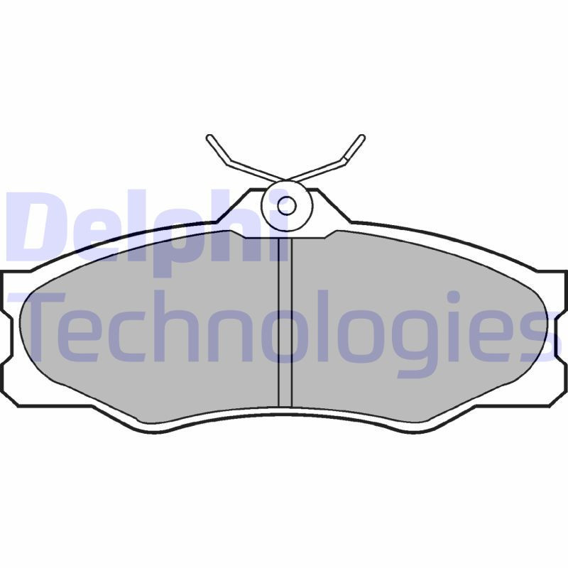 DELPHI LP548 Brake Pads Set Front for