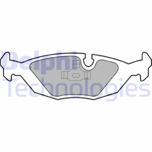DELPHI LP576 Pastillas de freno Trasero para