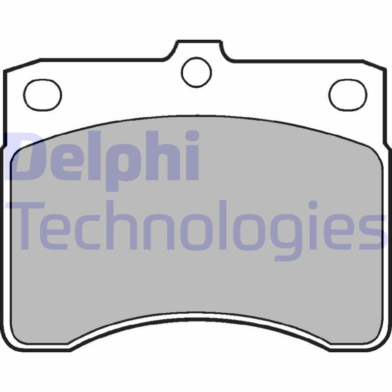 DELPHI LP578 Klocki hamulcowe Przód dla