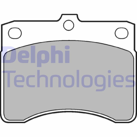 DELPHI LP578 Klocki hamulcowe Przód dla