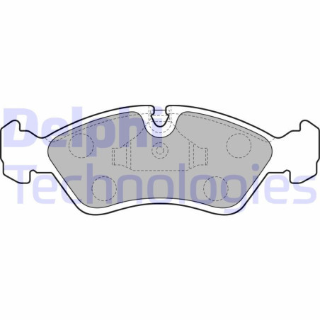 DELPHI LP585 Pastiglie freno Anteriore per