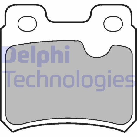 DELPHI LP586 Klocki hamulcowe Tył dla