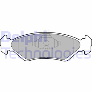 DELPHI LP591 Brzdové platničky Predné pre