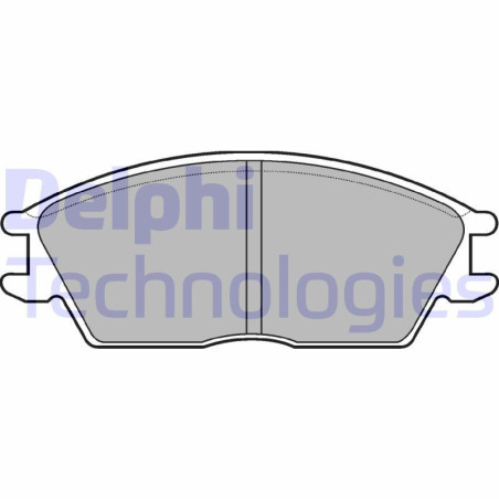 DELPHI LP593 Pastiglie freno Anteriore per