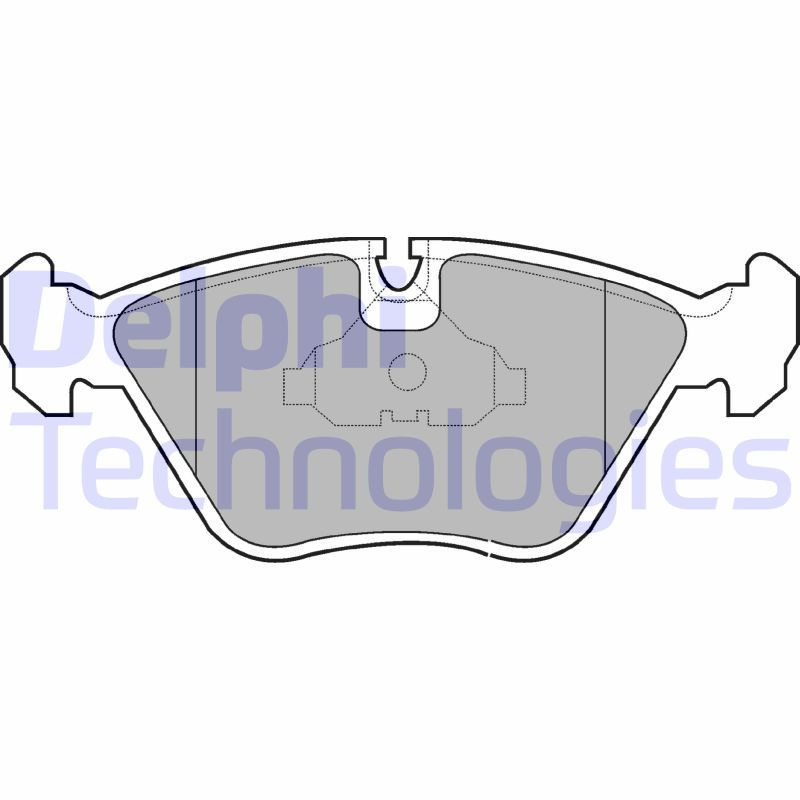 DELPHI LP602 Brake Pads Set Front for