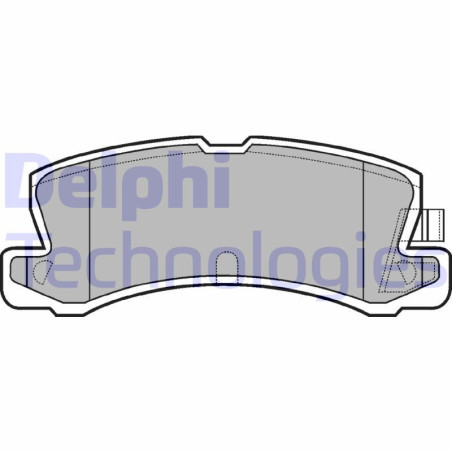 DELPHI LP611 Brzdové platničky Zadné pre