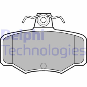 DELPHI LP617 Bremsbeläge Hinten für