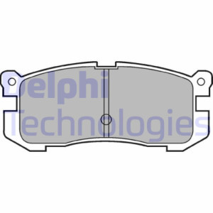 DELPHI LP624 Pastiglie freno Posteriore per