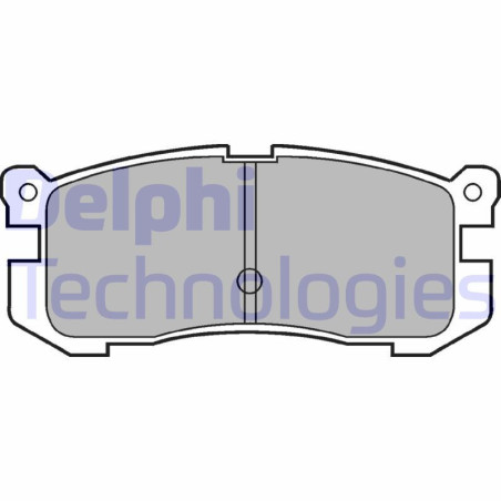 DELPHI LP624 Brzdové platničky Zadné pre