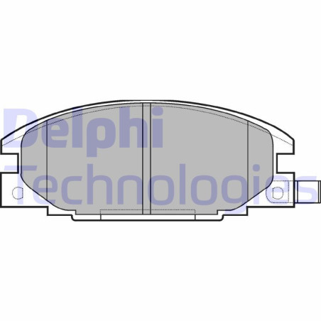 DELPHI LP629 Brzdové platničky Predné pre