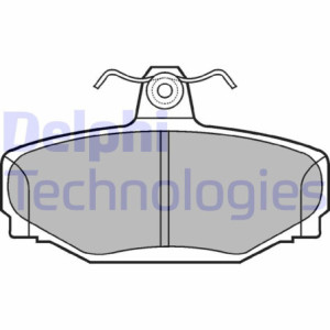 DELPHI LP637 Brake Pads Set Rear for