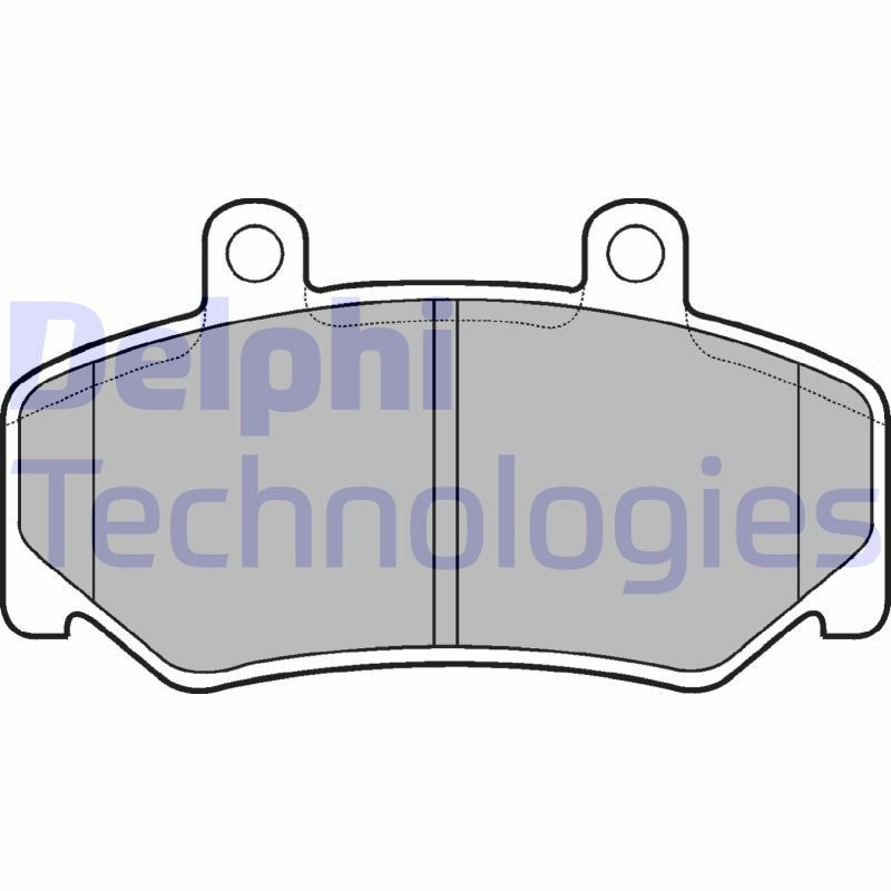 DELPHI LP643 Pastiglie freno Anteriore per