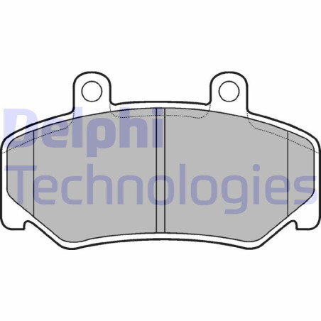 DELPHI LP643 Pastiglie freno Anteriore per