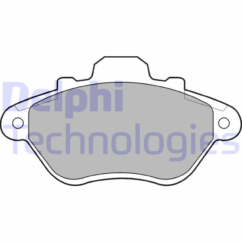 DELPHI LP666 Plaquettes de frein Avant pour