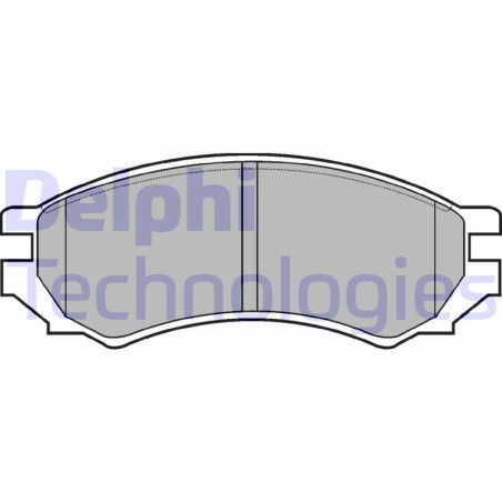 DELPHI LP670 Plaquettes de frein Avant pour