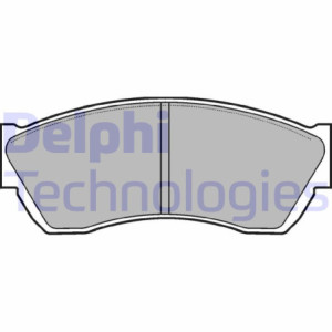 DELPHI LP676 Brzdové platničky Predné pre