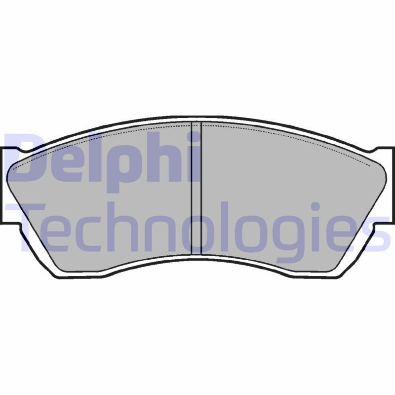 DELPHI LP676 Plaquettes de frein Avant pour