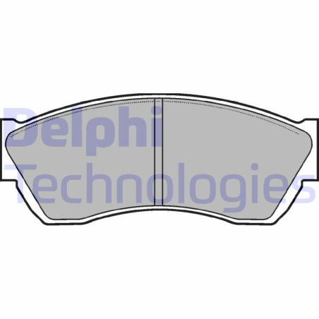 DELPHI LP676 Brake Pads Set Front for