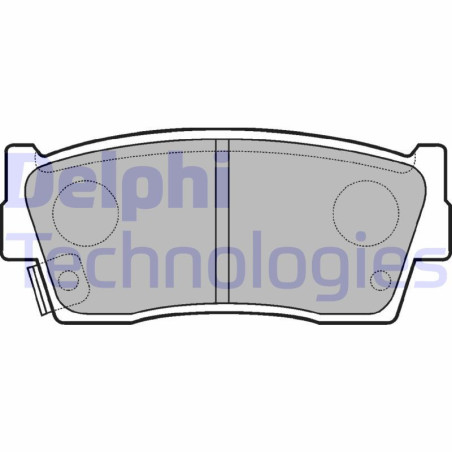 DELPHI LP684 Pastiglie freno Anteriore per