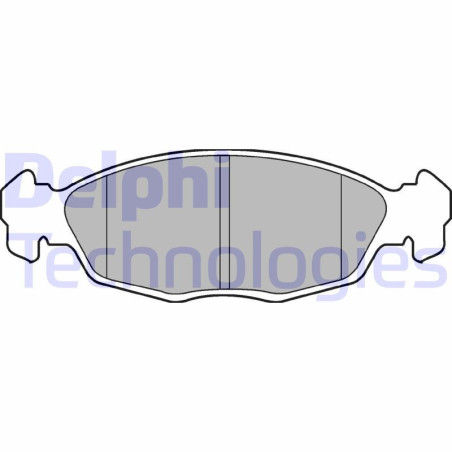 DELPHI LP702 Klocki hamulcowe Przód dla