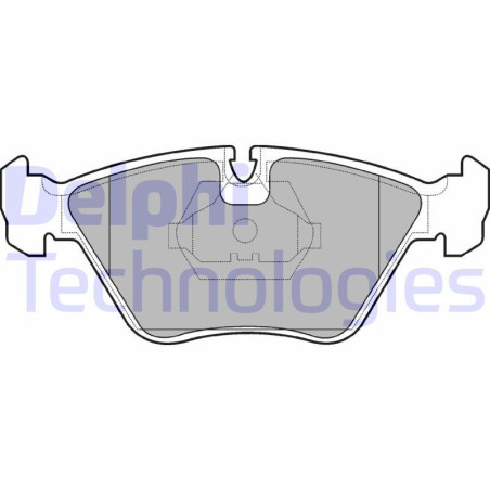 DELPHI LP705 Pastillas de freno Delantero para