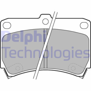 DELPHI LP743 Pastiglie freno Anteriore per