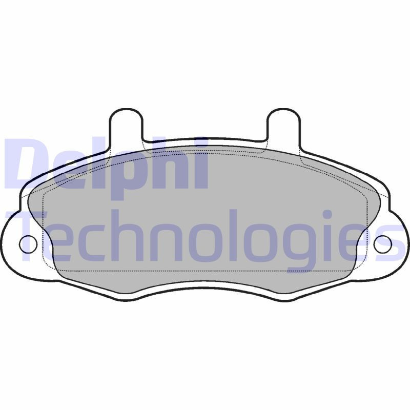DELPHI LP766 Plaquettes de frein Avant pour