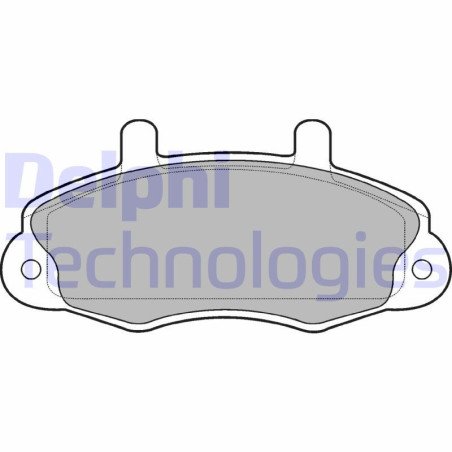 DELPHI LP766 Brzdové platničky Predné pre