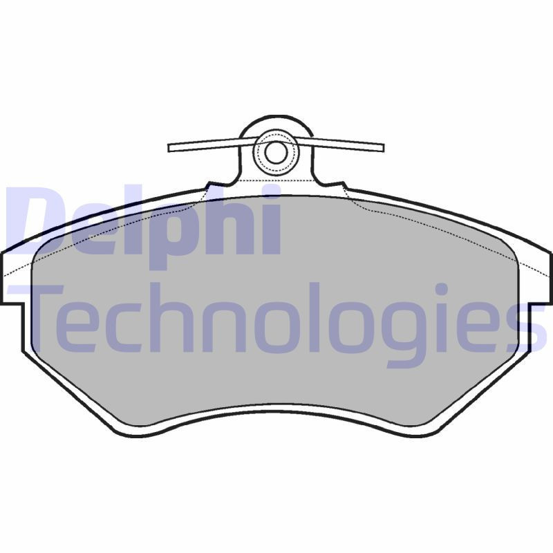 DELPHI LP770 Plaquettes de frein Avant pour