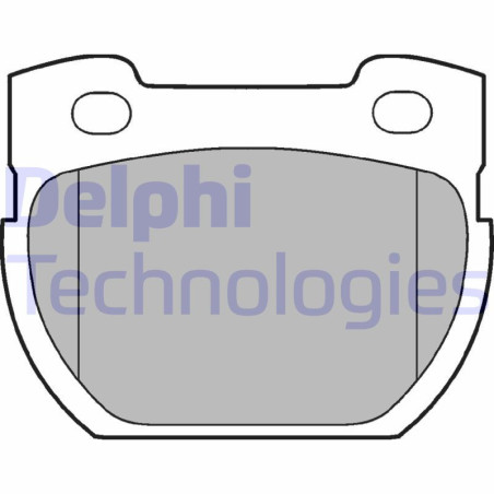 DELPHI LP777 Brzdové destičky Zadní pro