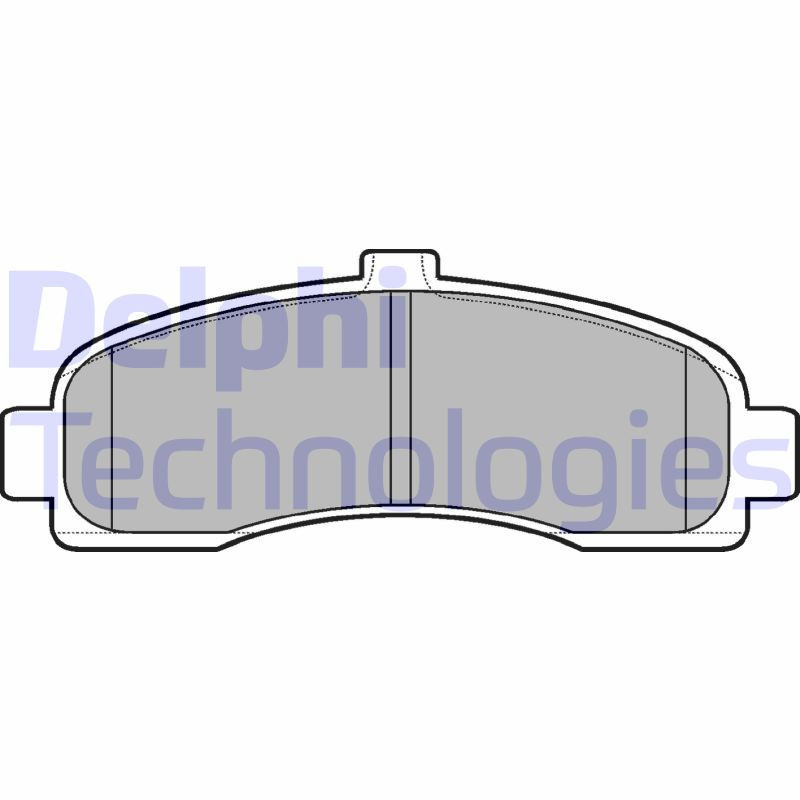 DELPHI LP779 Plaquettes de frein Avant pour