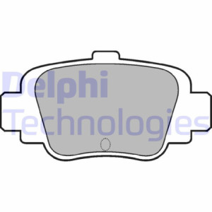 DELPHI LP780 Brzdové platničky Zadné pre