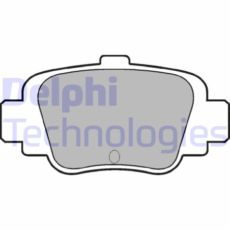 DELPHI LP780 Brake Pads Set Rear for