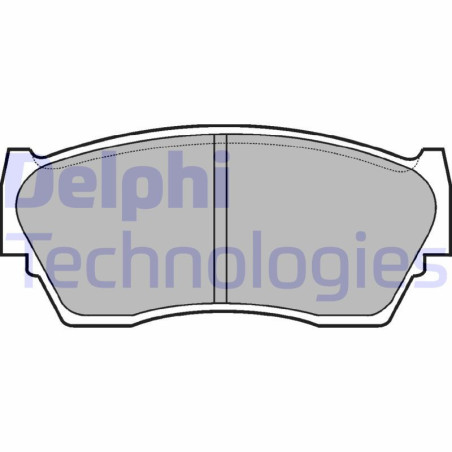 DELPHI LP783 Bremsbeläge Vorne für