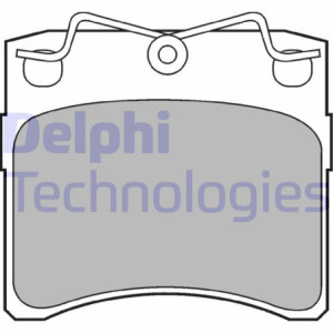 DELPHI LP785 Plaquettes de frein Avant pour
