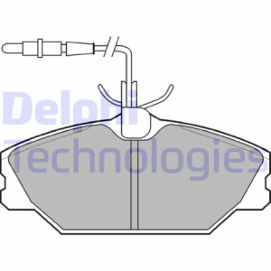 DELPHI LP788 Pastillas de freno Delantero para