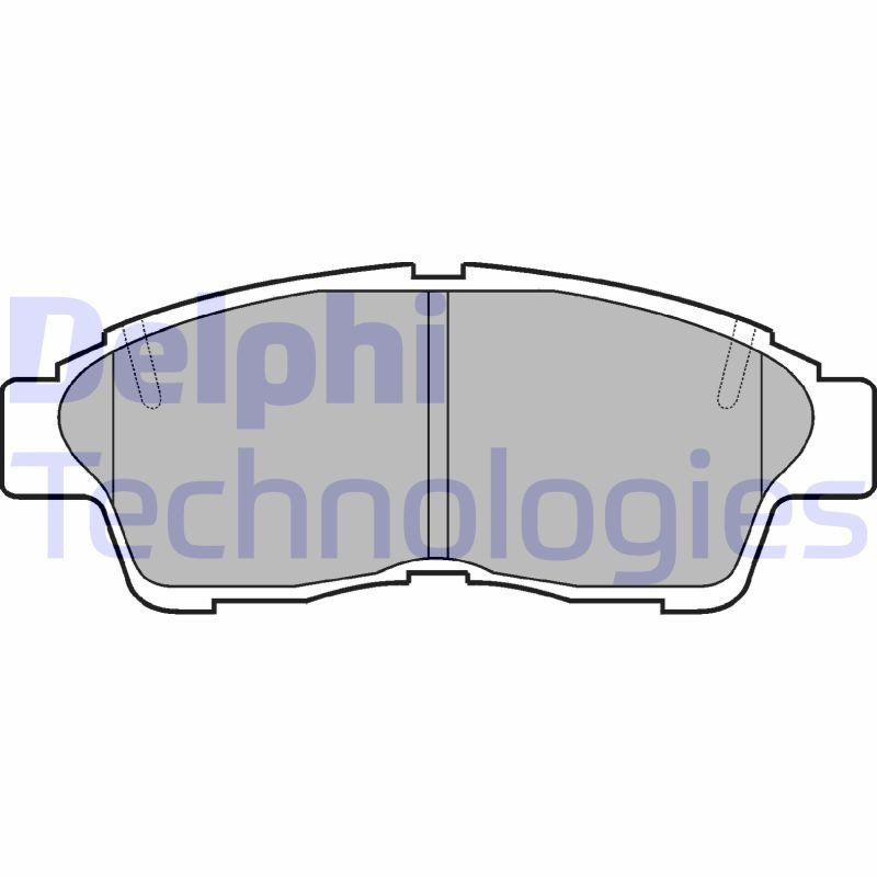 DELPHI LP789 Pastiglie freno Anteriore per