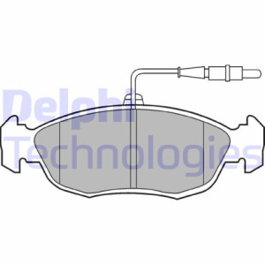 DELPHI LP793 Pastillas de freno Delantero para