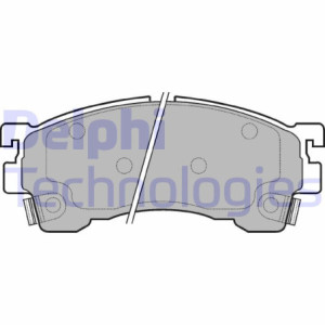 DELPHI LP801 Brzdové platničky Predné pre