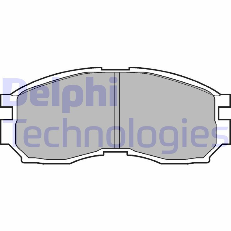 DELPHI LP803 Plaquettes de frein Avant pour