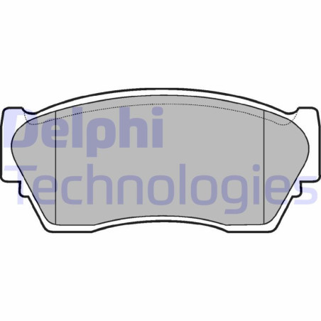 DELPHI LP804 Klocki hamulcowe Przód dla