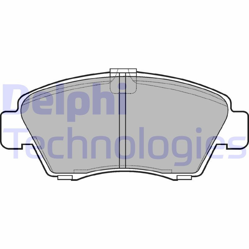 DELPHI LP810 Klocki hamulcowe Przód dla