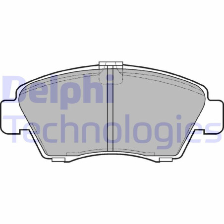 DELPHI LP810 Klocki hamulcowe Przód dla