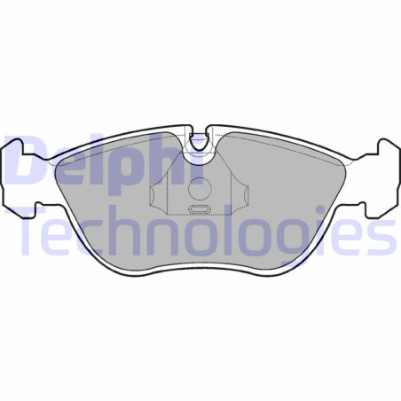 DELPHI LP839 Klocki hamulcowe Przód dla