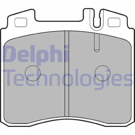 DELPHI LP842 Pastillas de freno Delantero para
