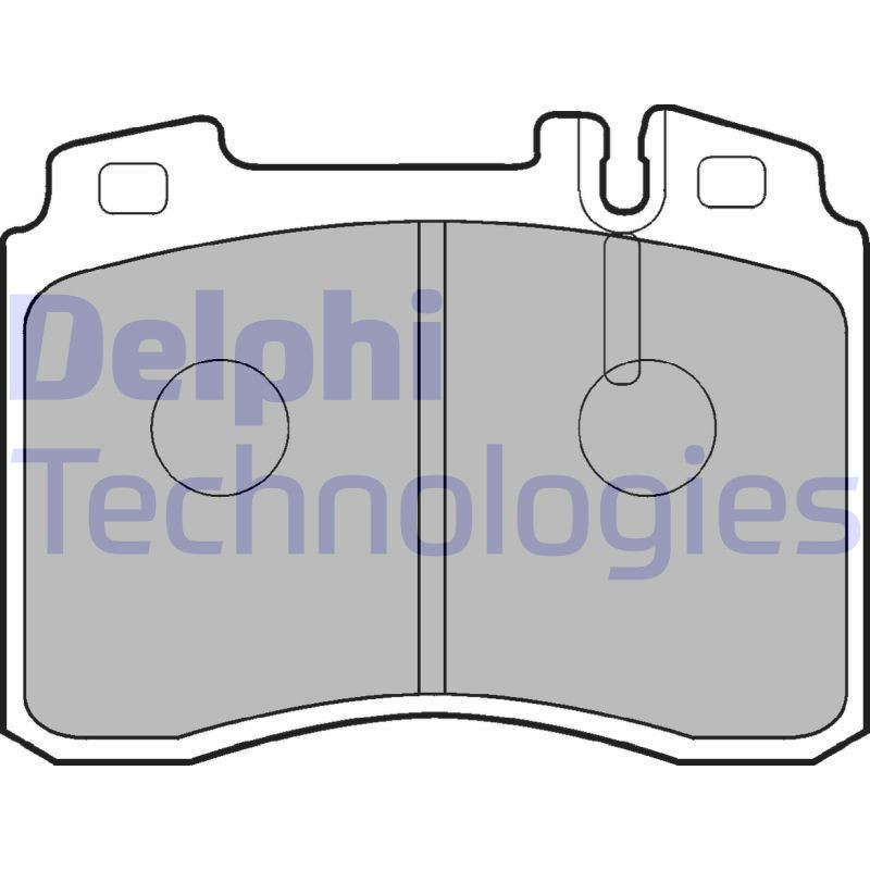 DELPHI LP844 Klocki hamulcowe Przód dla