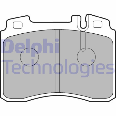DELPHI LP844 Brzdové platničky Predné pre