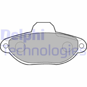 DELPHI LP851 Pastillas de freno