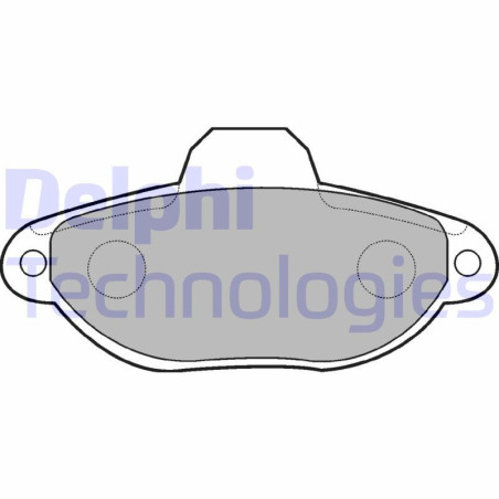 DELPHI LP851 Pastiglie freno