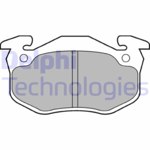 DELPHI LP852 Brzdové platničky Predné pre